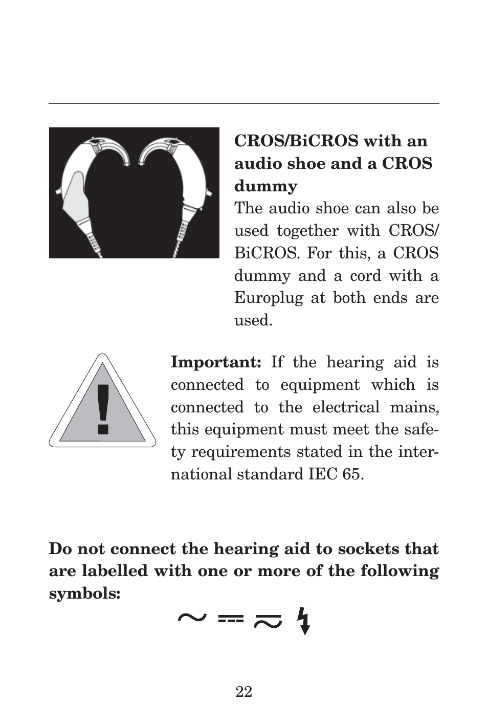 Widex P38 User Manual | Page 22 / 32