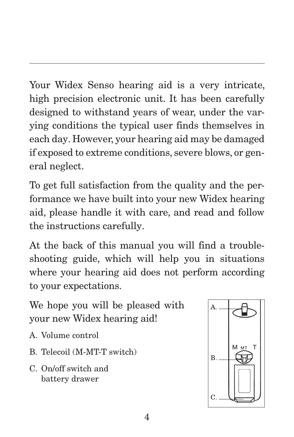 Widex P38 User Manual | Page 4 / 32