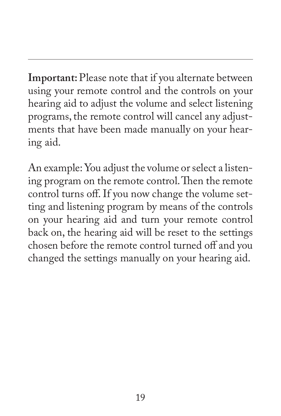 Widex RC3-1 User Manual | Page 19 / 32