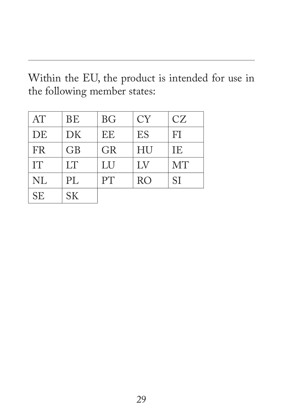 Widex RC3-1 User Manual | Page 29 / 32