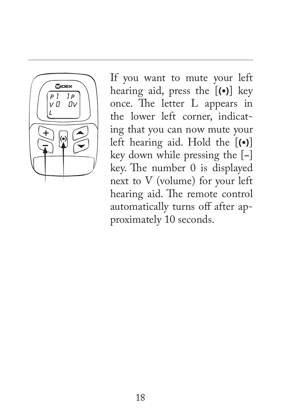 Widex RC3-2 User Manual | Page 18 / 44