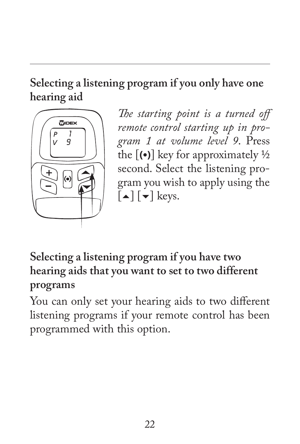 Widex RC3-2 User Manual | Page 22 / 44