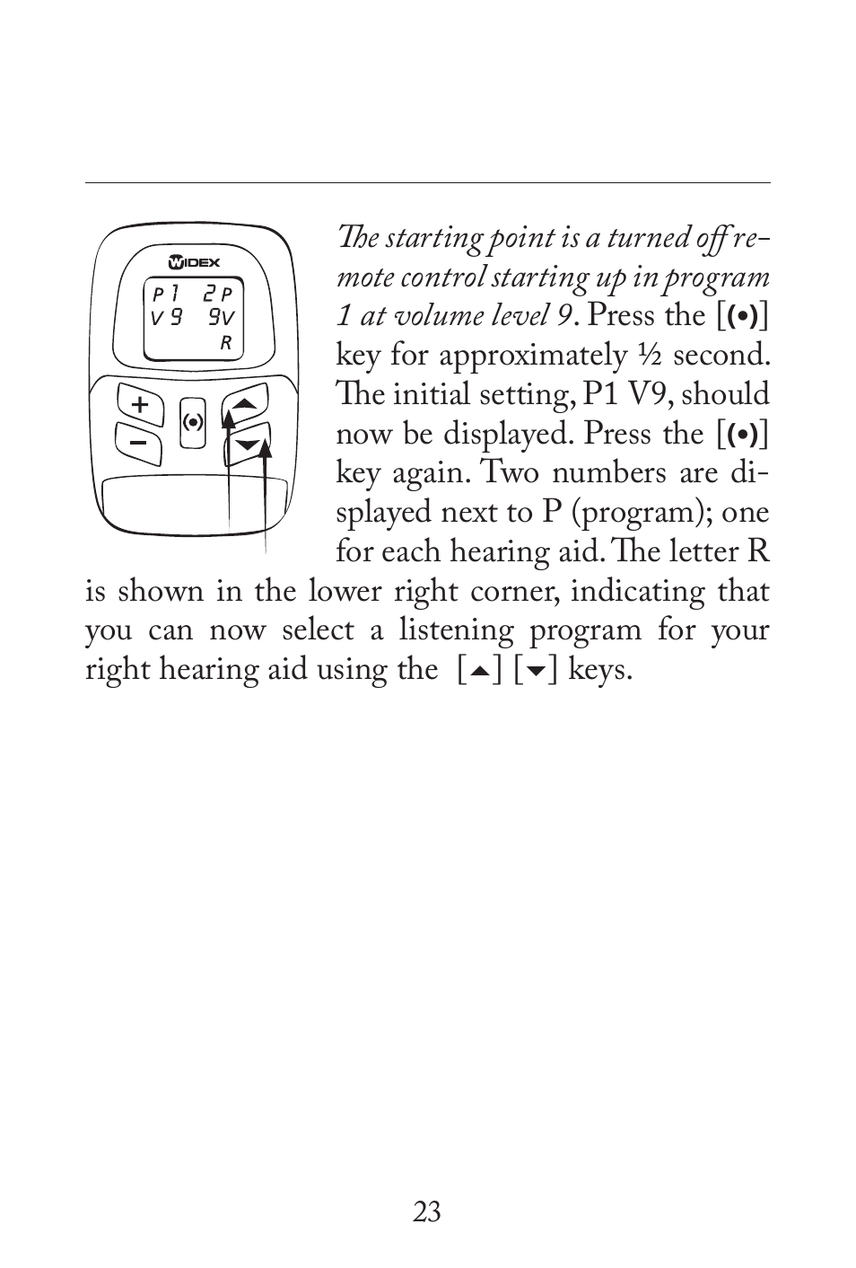 Widex RC3-2 User Manual | Page 23 / 44