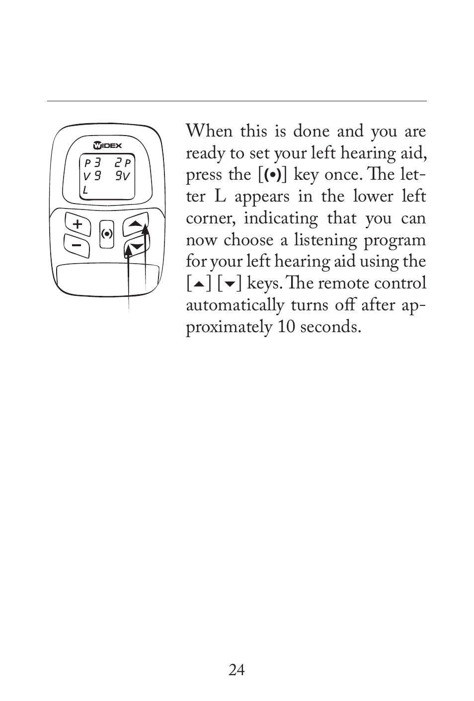 Widex RC3-2 User Manual | Page 24 / 44