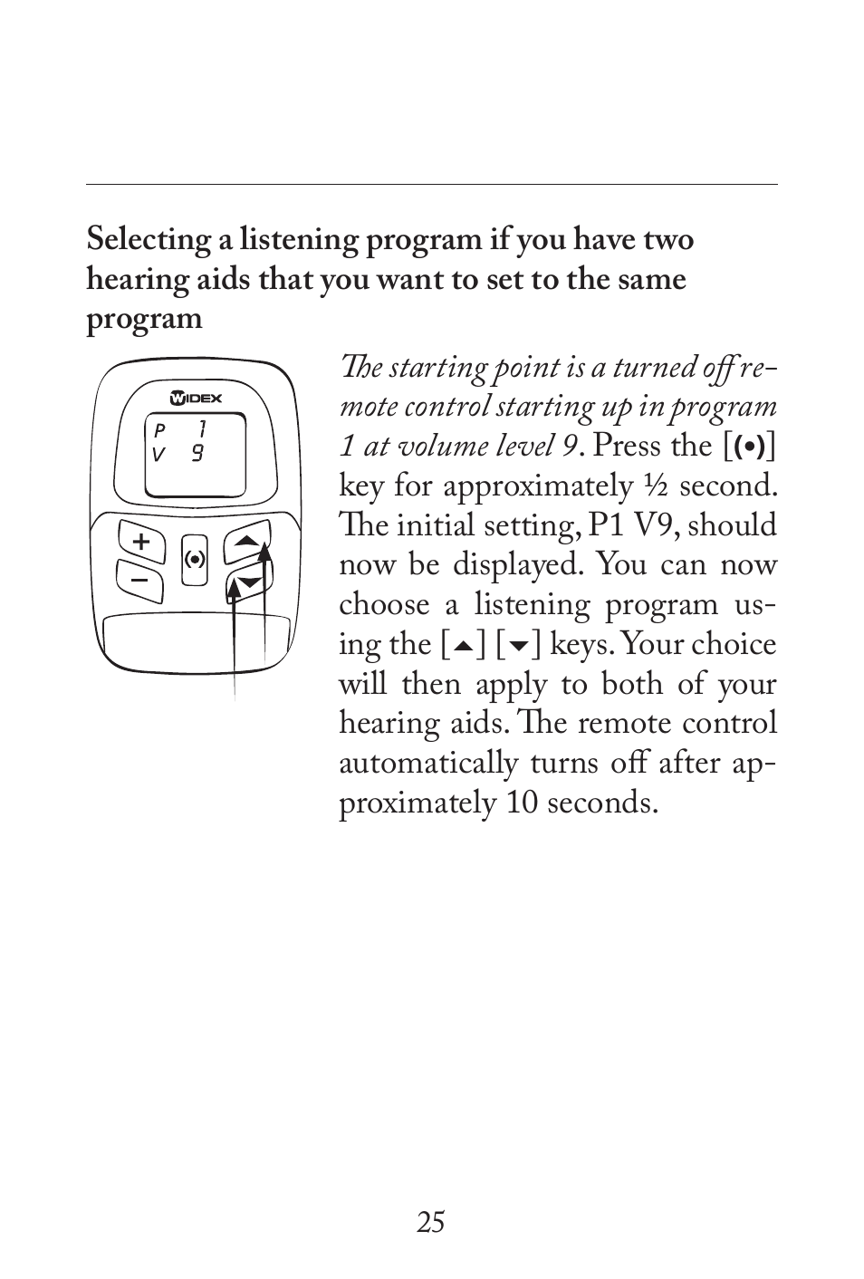 Widex RC3-2 User Manual | Page 25 / 44