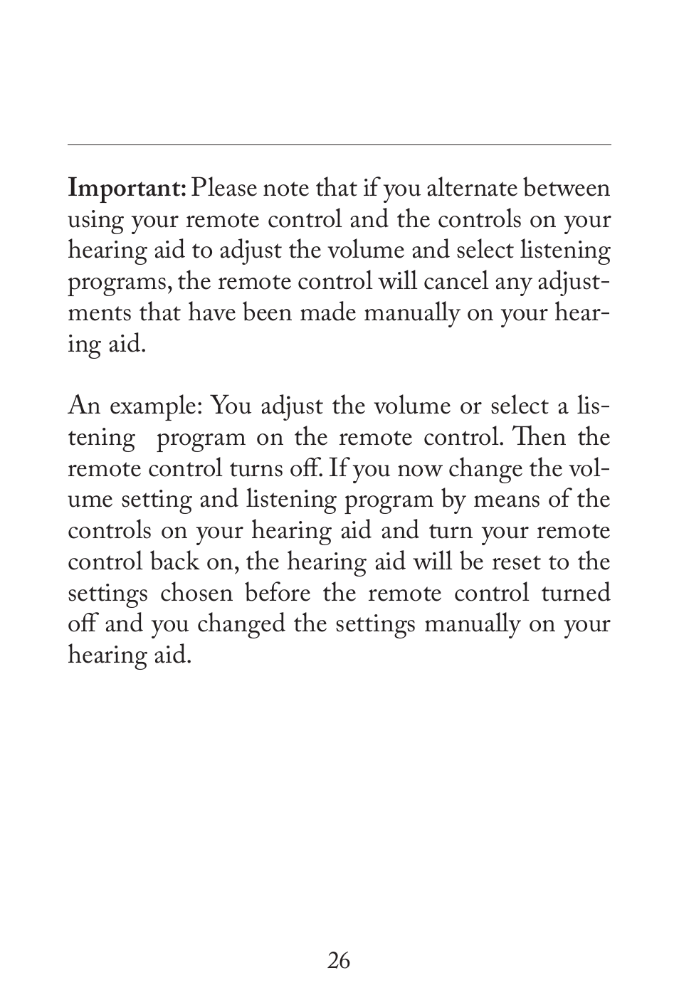 Widex RC3-2 User Manual | Page 26 / 44