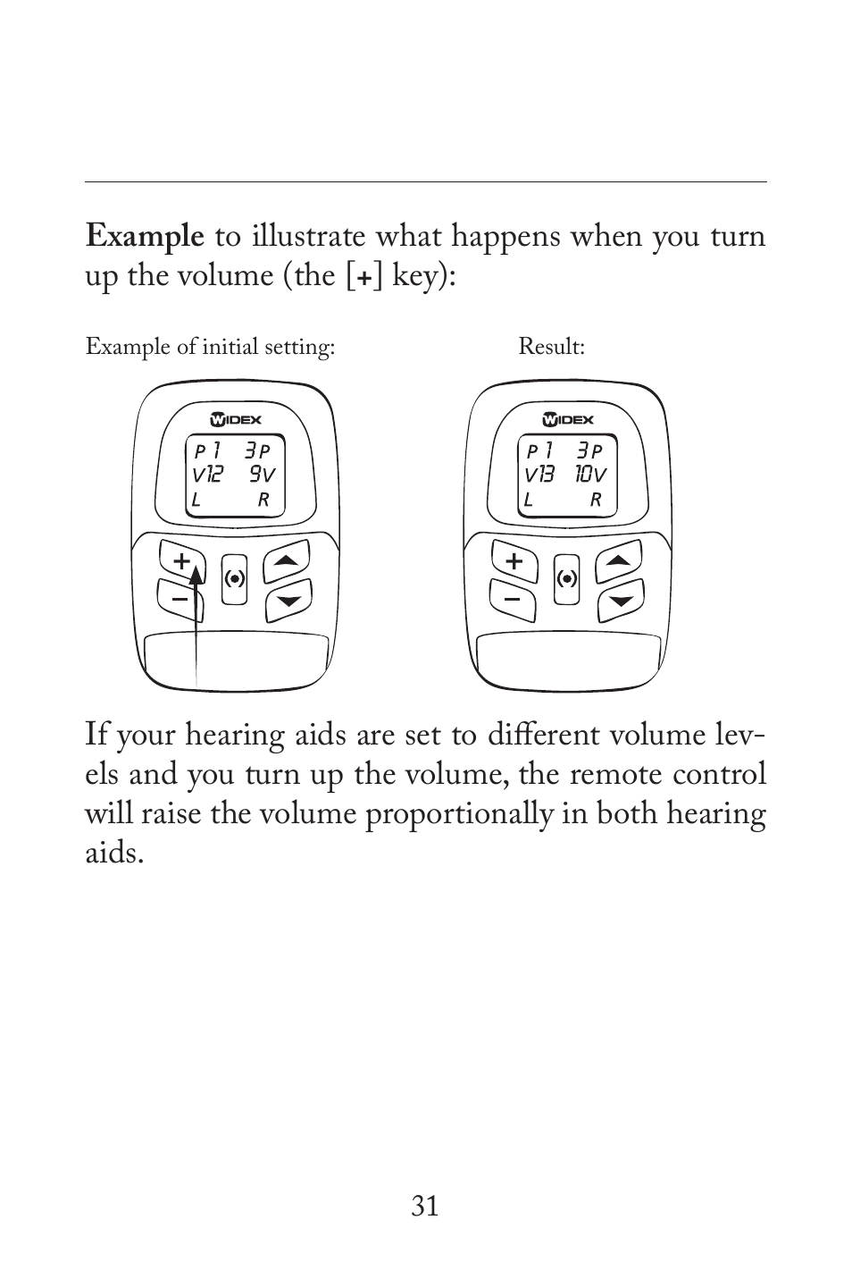 Key) | Widex RC3-2 User Manual | Page 31 / 44