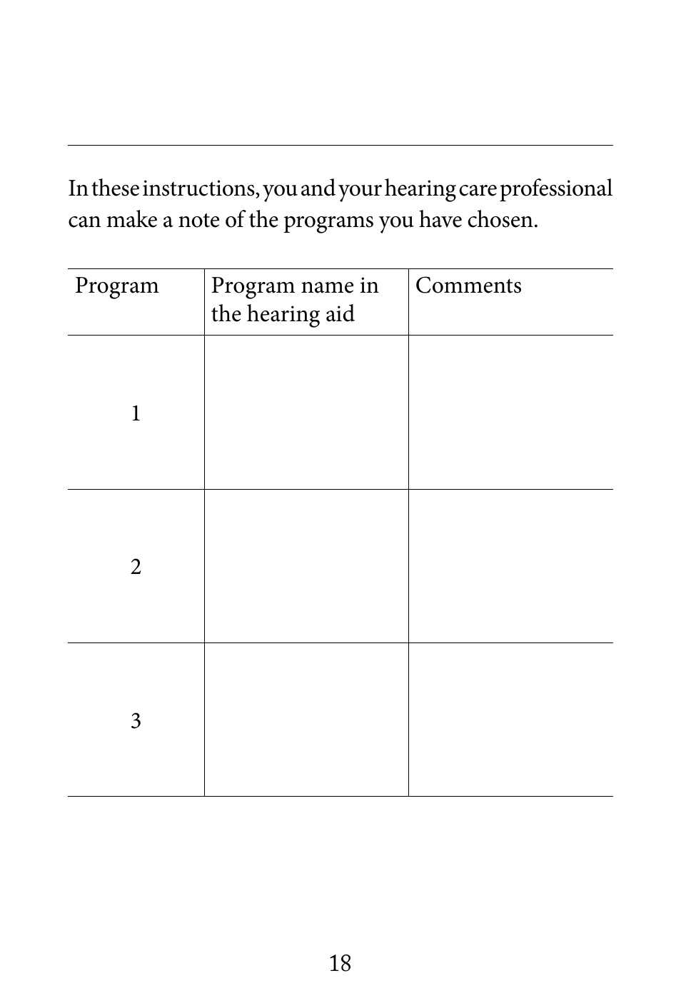 Widex RC4-1 User Manual | Page 18 / 36