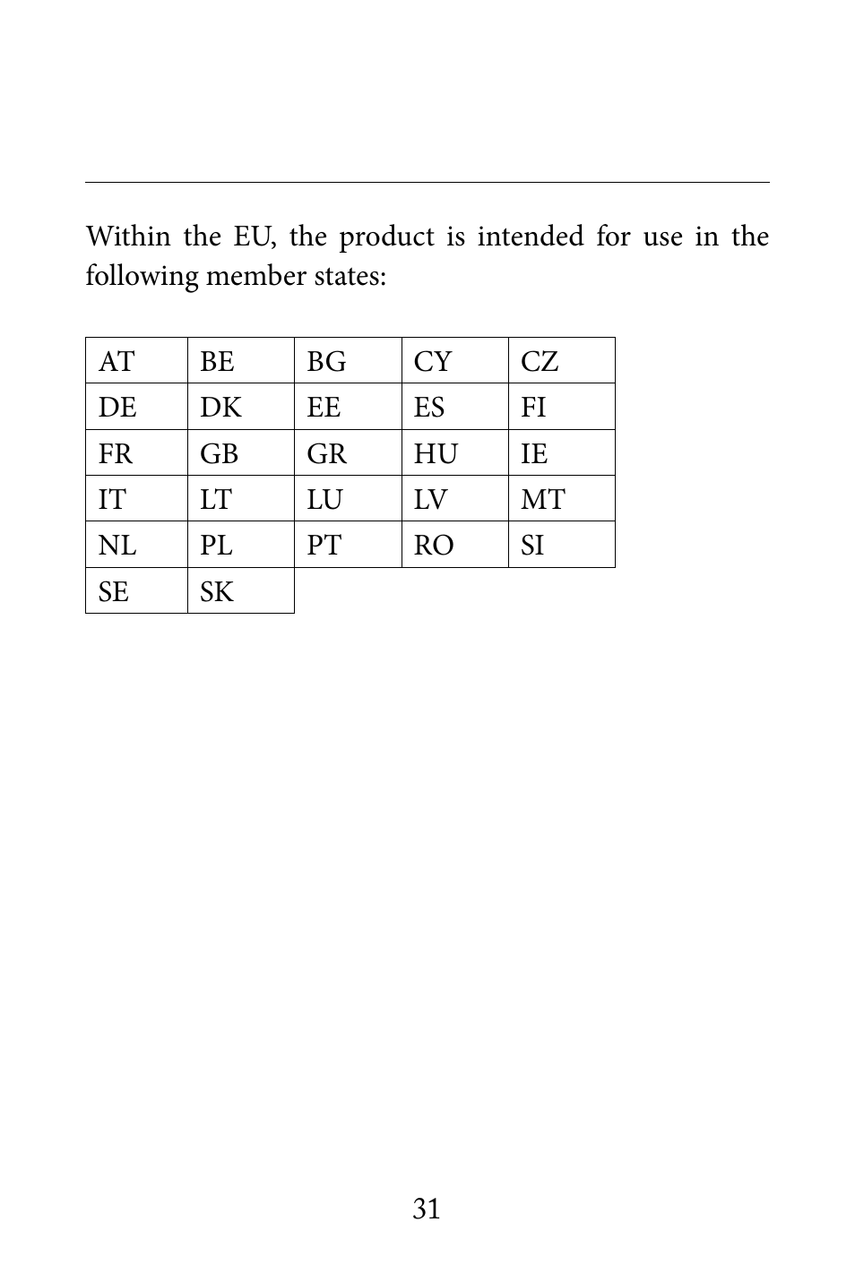 Widex RC4-1 User Manual | Page 31 / 36