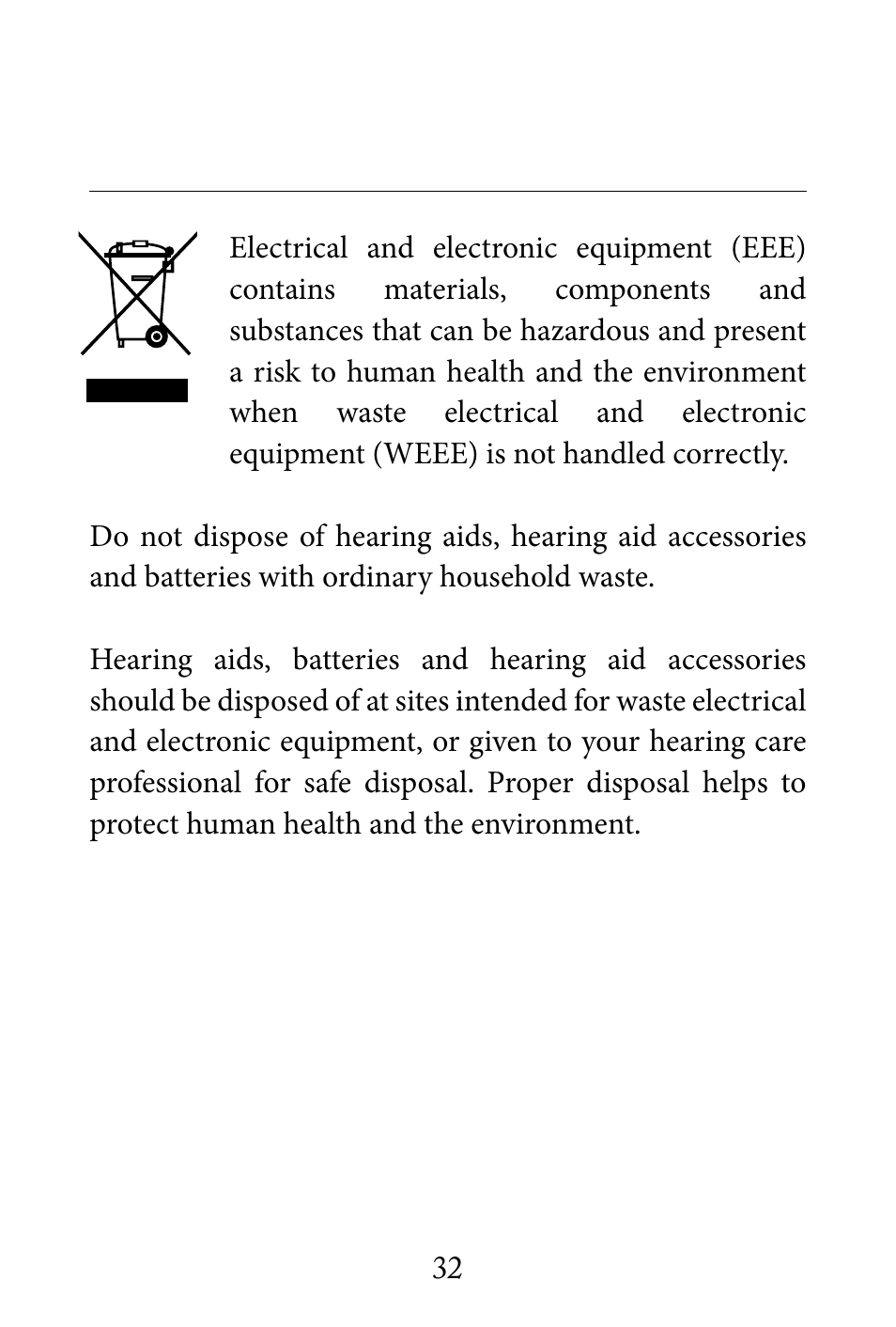 Widex RC4-1 User Manual | Page 32 / 36