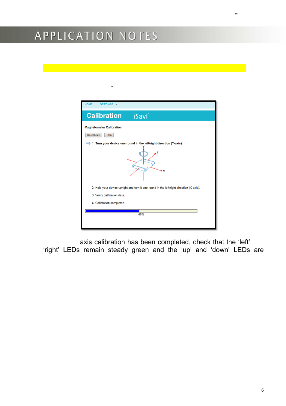 Wideye iSavi Terminal Instruction for calibrating Rev 1.0 User Manual | Page 6 / 9