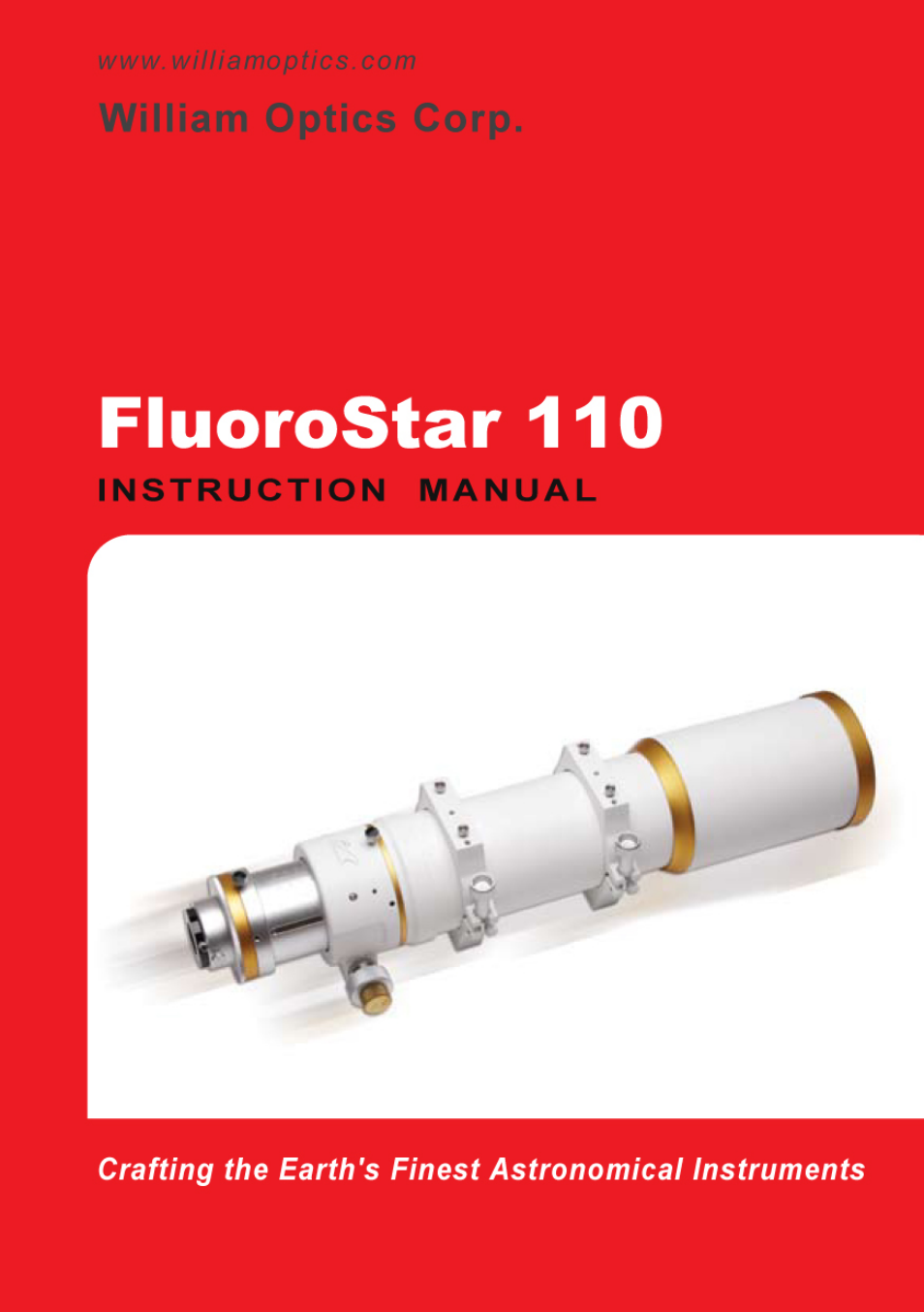William Optics FluoroStar 110 User Manual | 20 pages