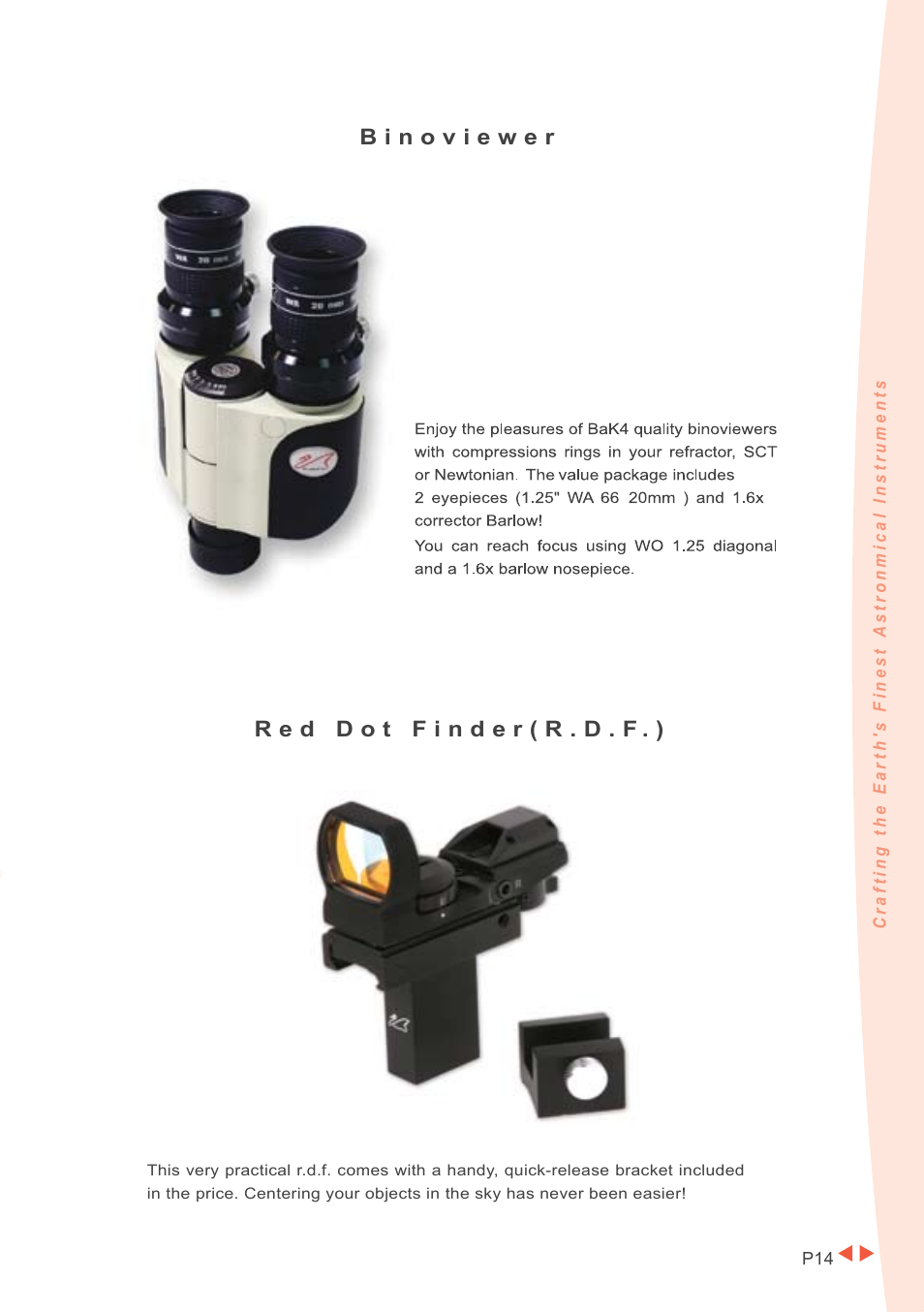 William Optics FluoroStar 110 User Manual | Page 17 / 20