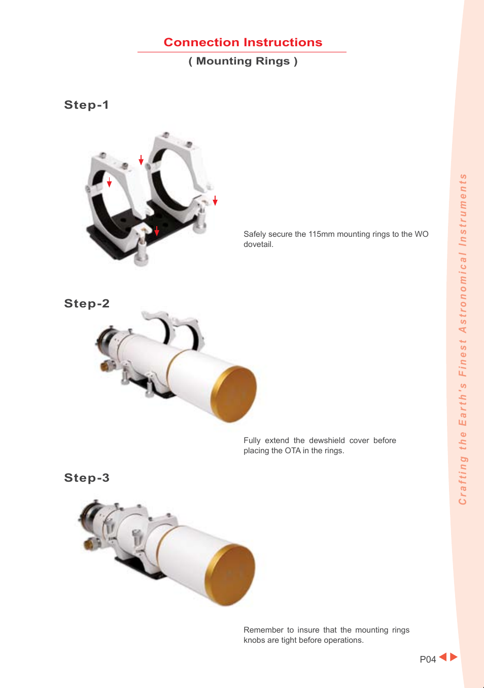 William Optics FluoroStar 110 User Manual | Page 7 / 20