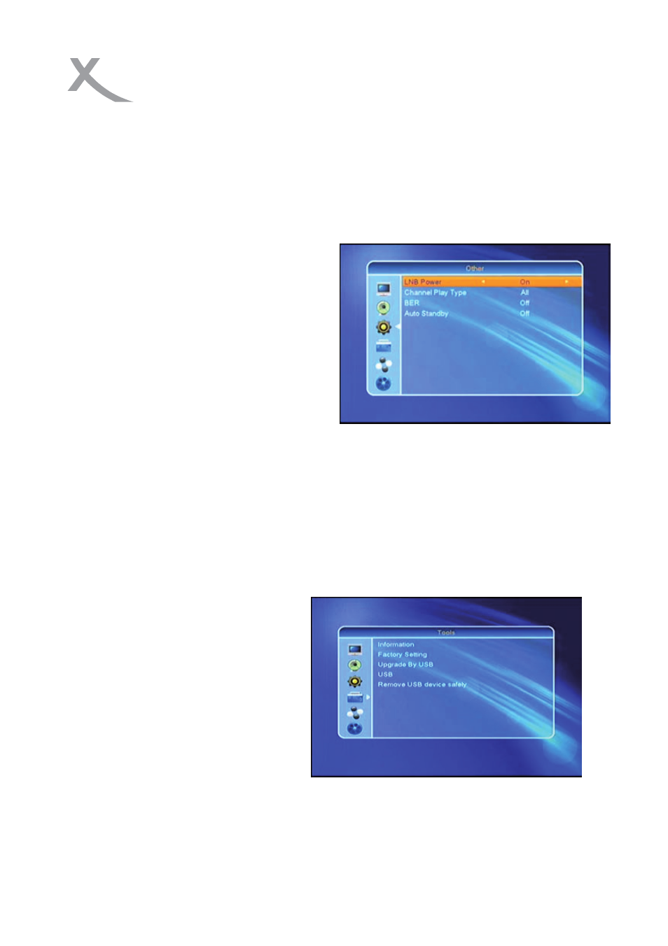 Tools | Xoro HRS 8540 User Manual | Page 20 / 33