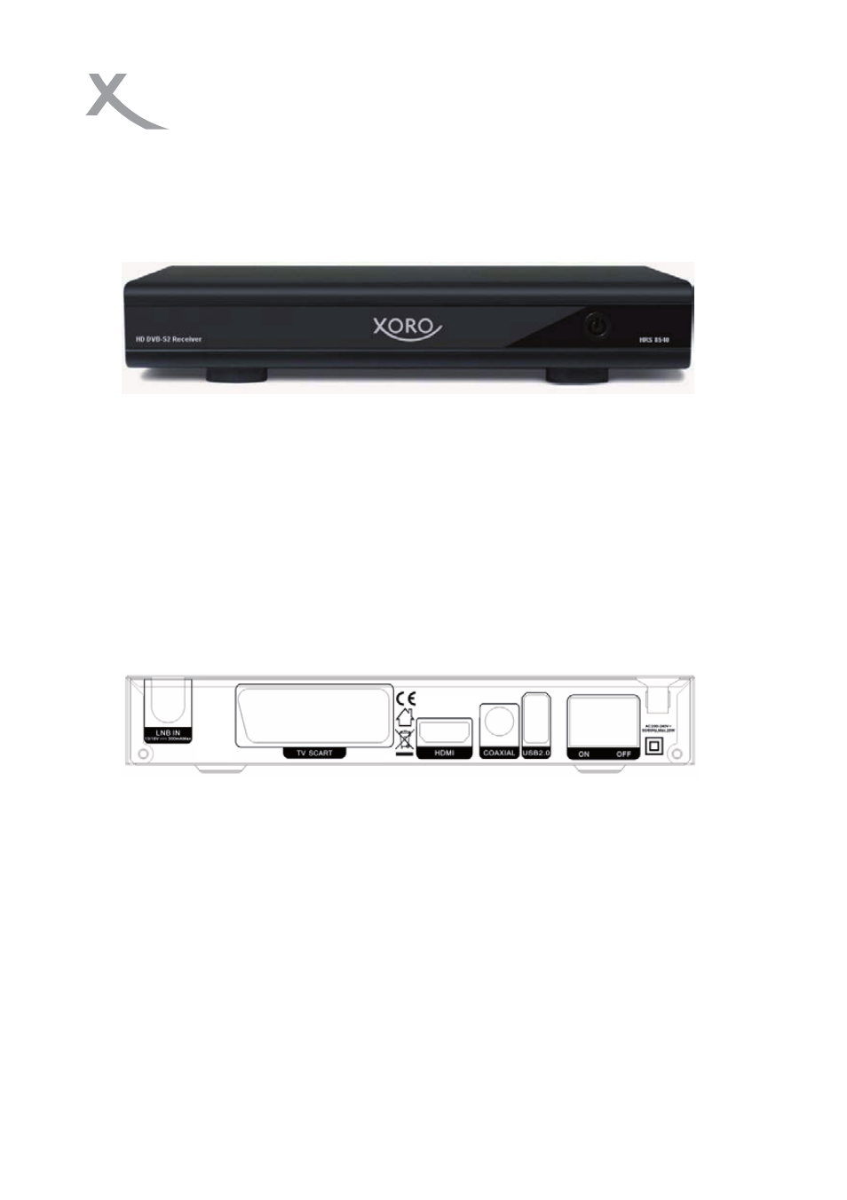 Product overview | Xoro HRS 8540 User Manual | Page 5 / 33
