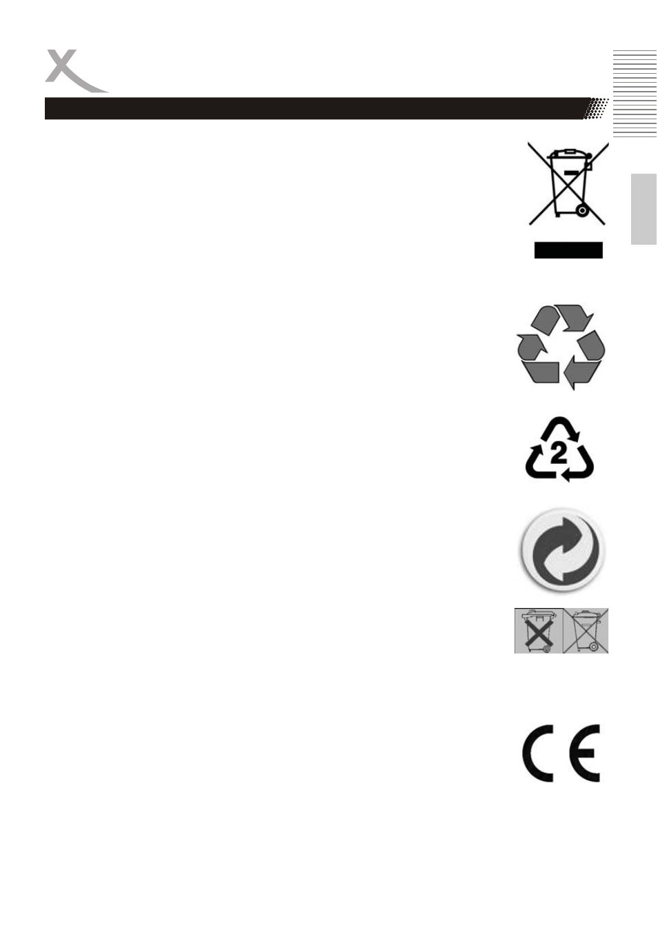 Recycling und umwelt | Xoro HRT 7522 SET Bedienungsanleitung User Manual | Page 7 / 104