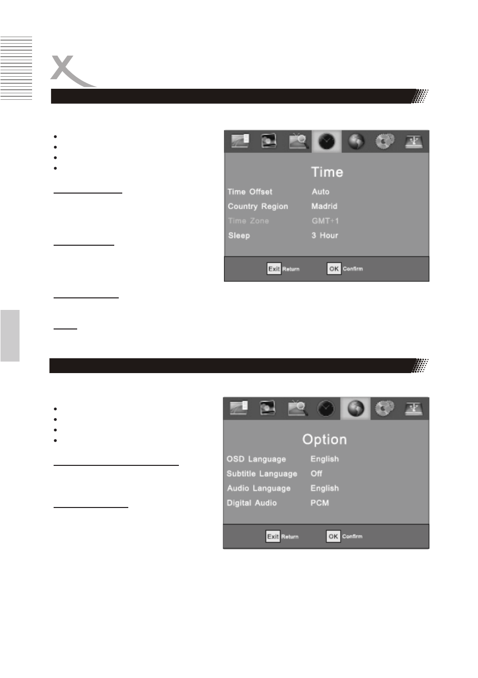 Configuration | Xoro HRT 7522 SET Bedienungsanleitung User Manual | Page 96 / 104