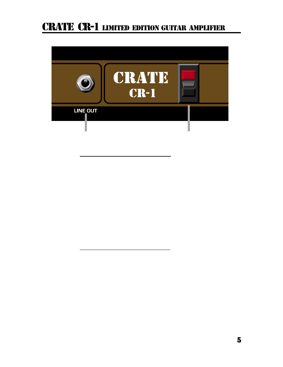 Crate cr-1 | Crate Amplifiers CR-1 User Manual | Page 5 / 12