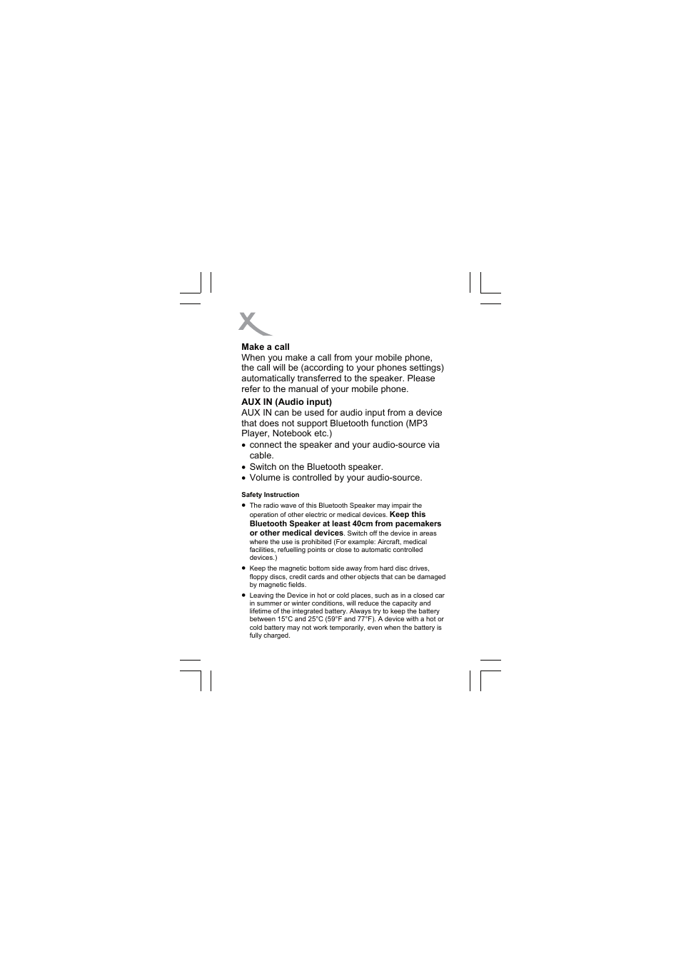 Xoro HXS 700 BT User Manual | Page 10 / 17