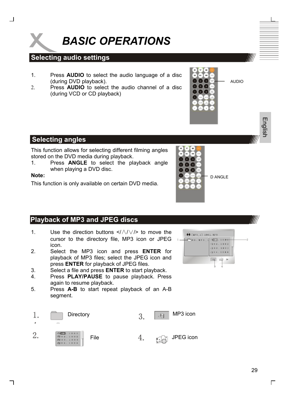 Basic operations | Xoro HSD 7510 User Manual | Page 29 / 41