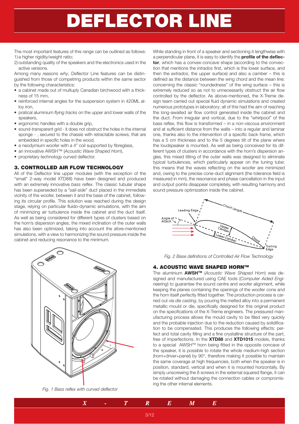 Deflector line | X-Treme Audio Deflector Line User Manual | Page 3 / 12