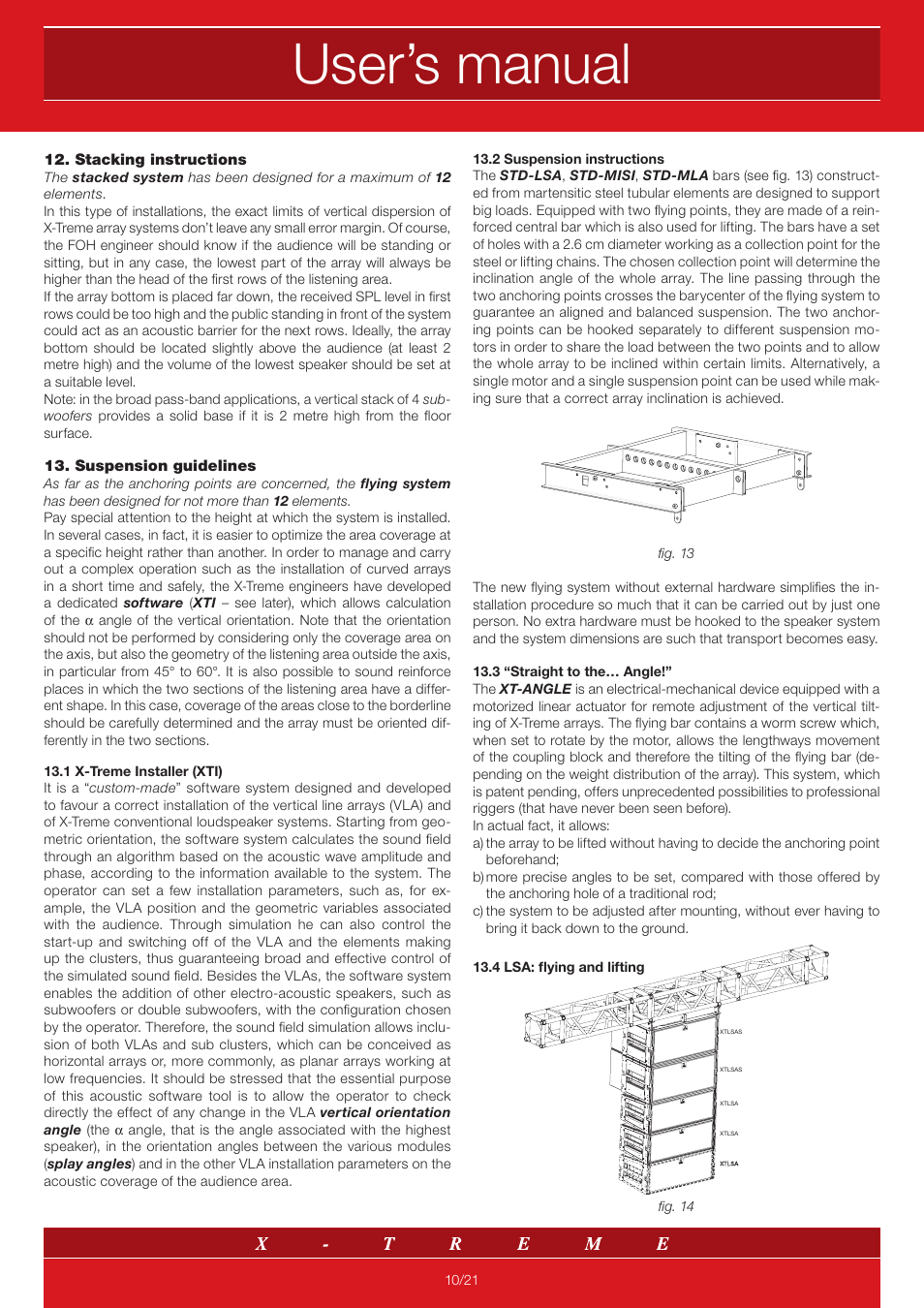 User’s manual | X-Treme Audio MISI User Manual | Page 10 / 21