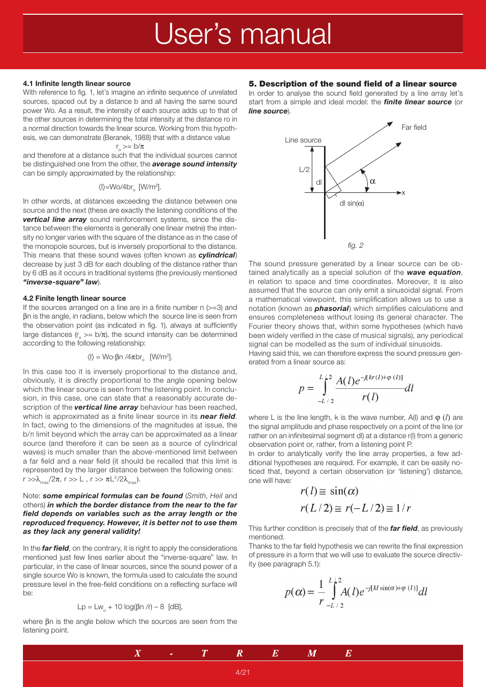 User’s manual | X-Treme Audio MISI User Manual | Page 4 / 21