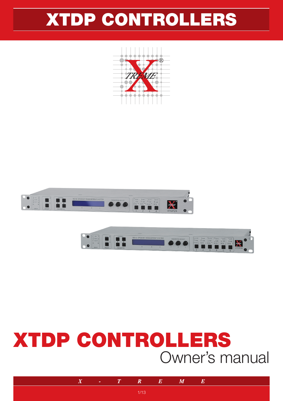 X-Treme Audio XTDP User Manual | 13 pages
