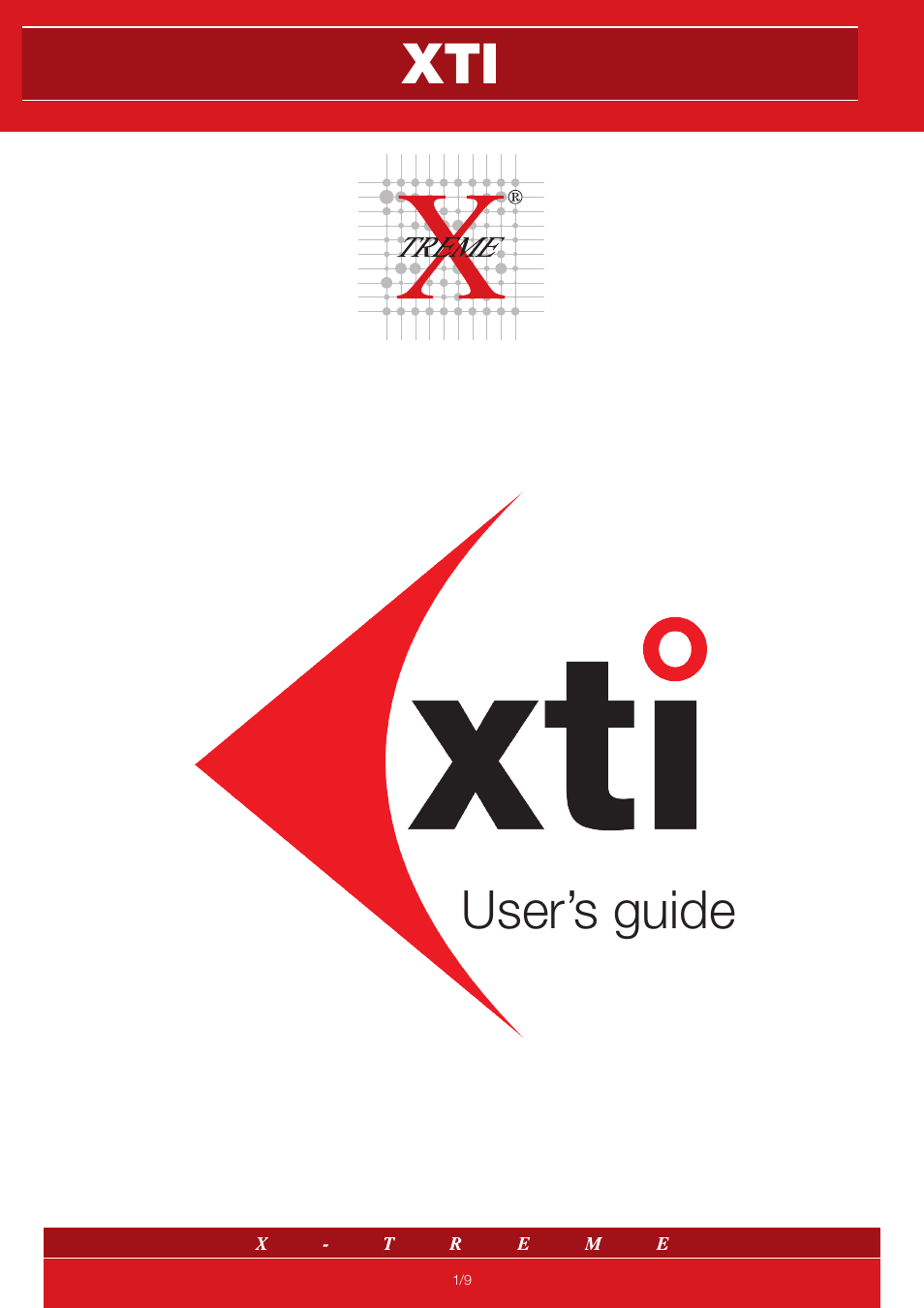 X-Treme Audio XTI User Manual | 9 pages