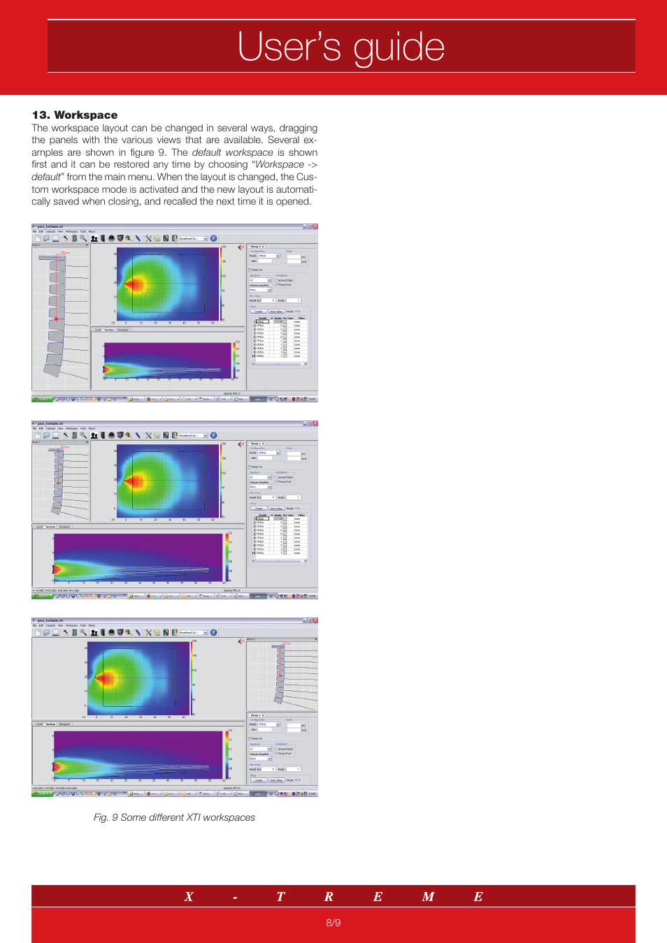 User’s guide | X-Treme Audio XTI User Manual | Page 8 / 9
