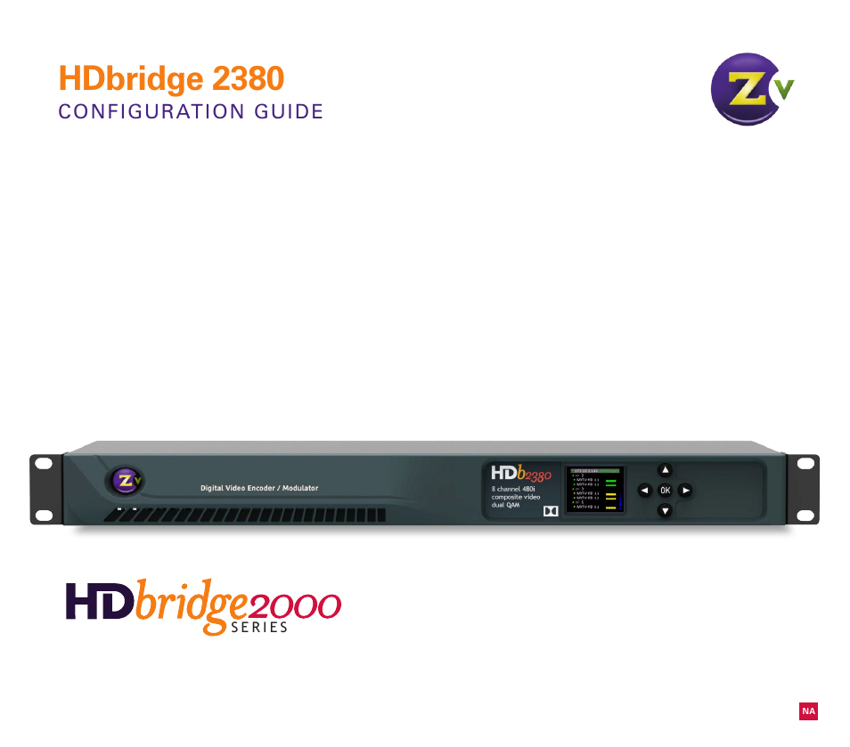 ZeeVee HDbridge 2380 (QAM) User Manual | 12 pages