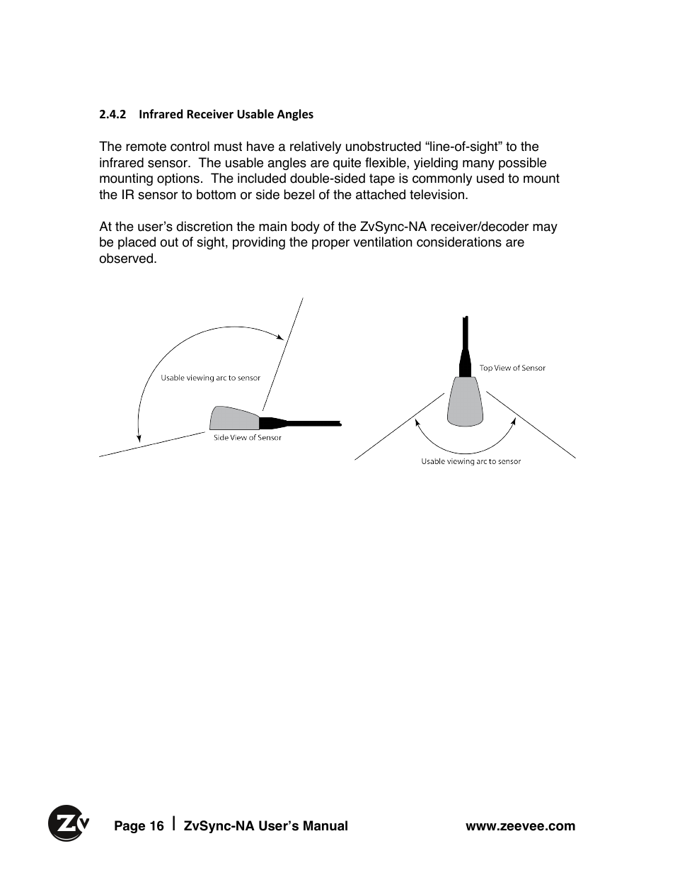 ZeeVee ZvSync (QAM) User Manual | Page 16 / 32