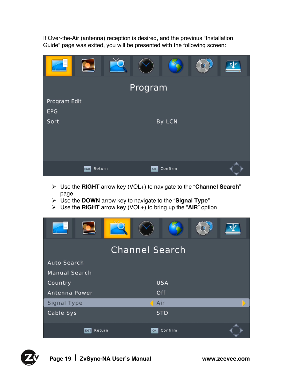 ZeeVee ZvSync (QAM) User Manual | Page 19 / 32