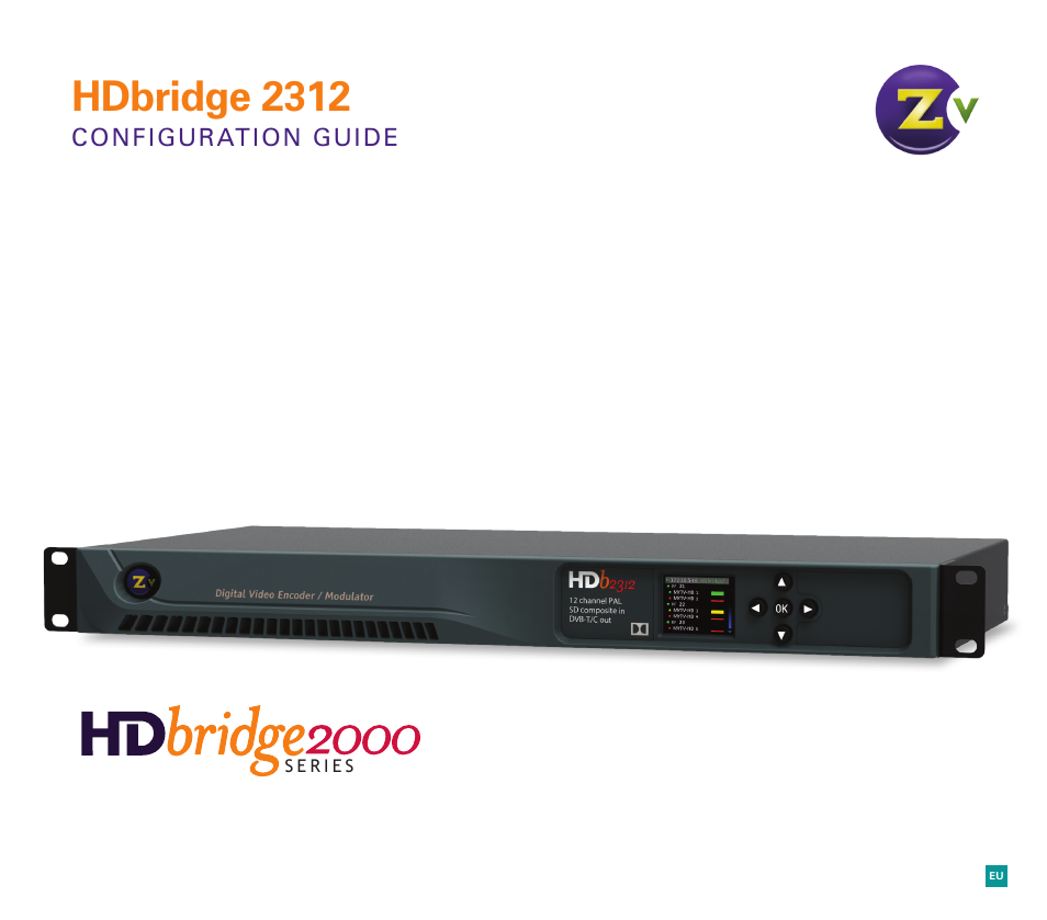 ZeeVee HDbridge 2312 (DVB-T/C) User Manual | 12 pages