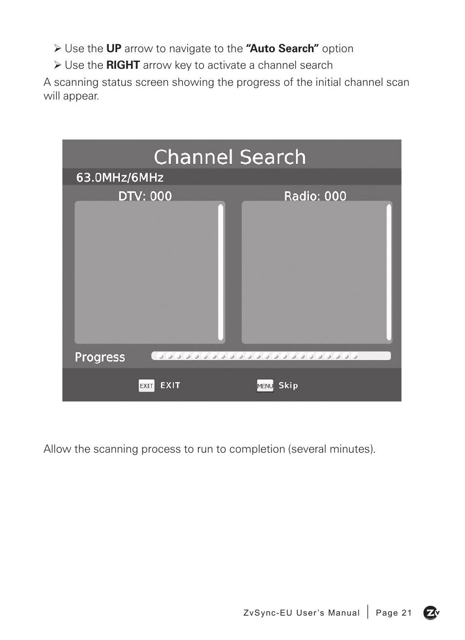 ZeeVee ZvSync (DVB-T/C) User Manual | Page 21 / 36