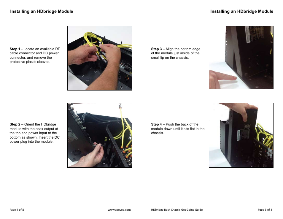ZeeVee HDbridge Rack User Manual | Page 3 / 5