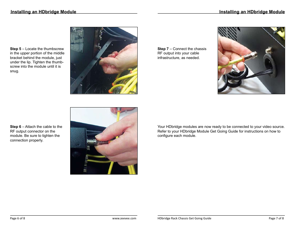 ZeeVee HDbridge Rack User Manual | Page 4 / 5