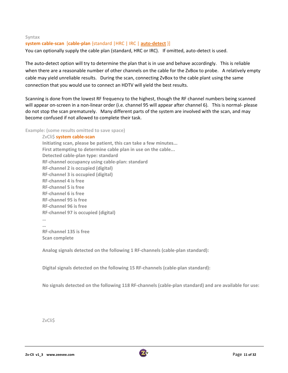ZeeVee ZvCli User Manual User Manual | Page 11 / 32