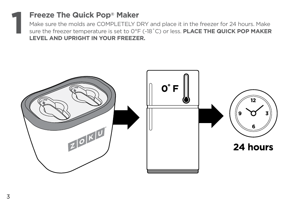 Zoku DUO QUICK POP MAKER User Manual | Page 4 / 12