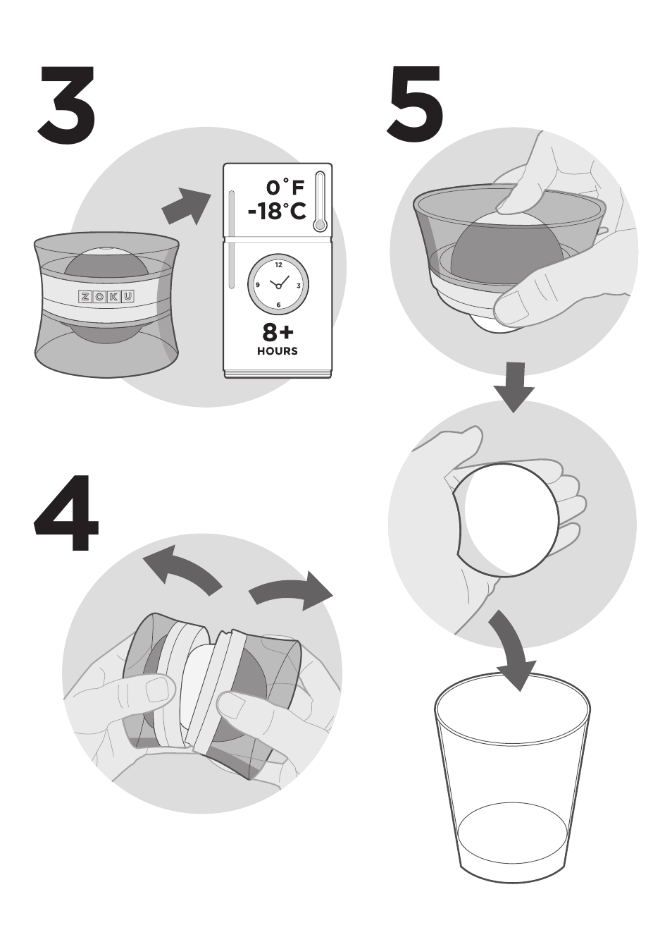 Zoku ICE BALL MOLDS User Manual | Page 3 / 4