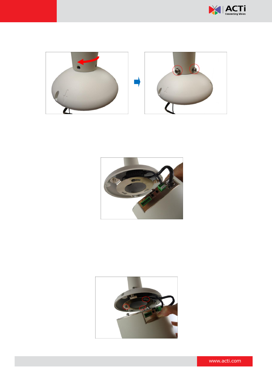 Hardware manual | ACTi I91 User Manual | Page 30 / 43