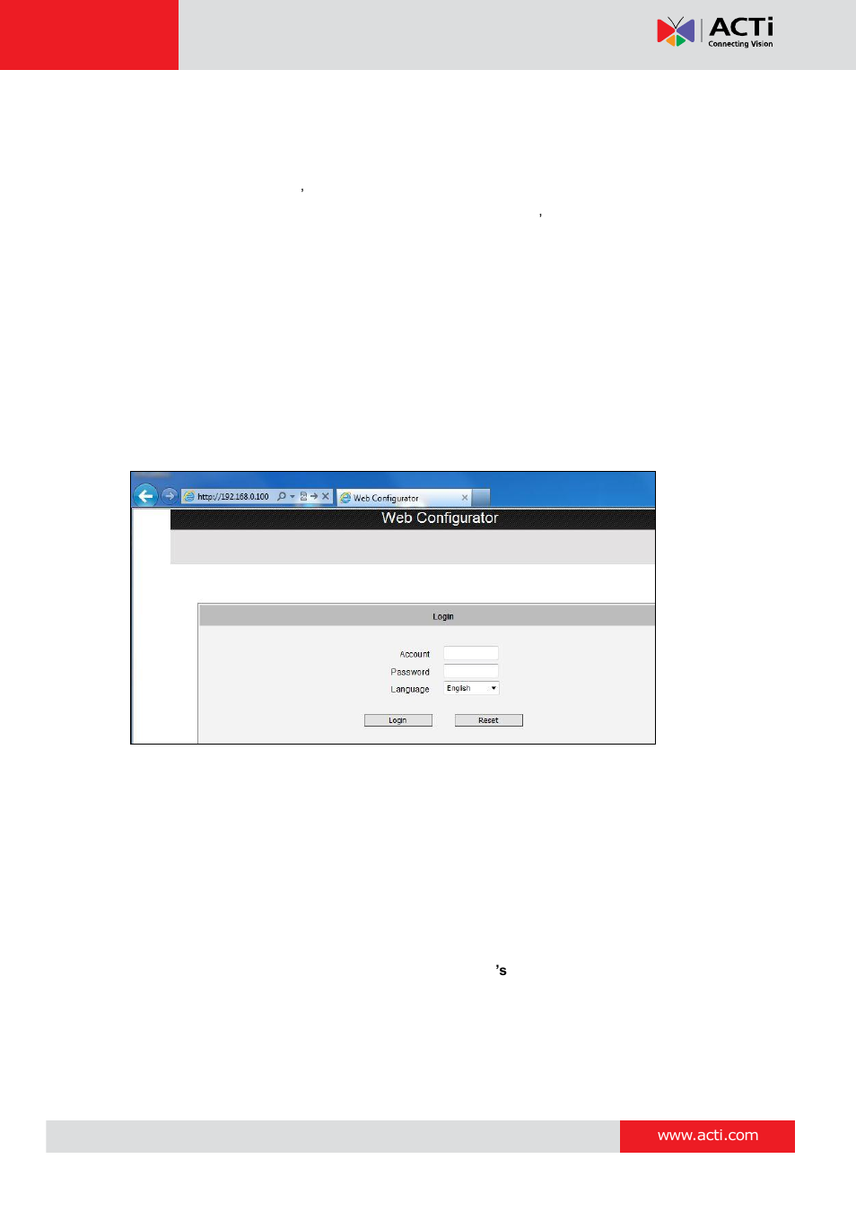 ACTi I91 User Manual | Page 42 / 43