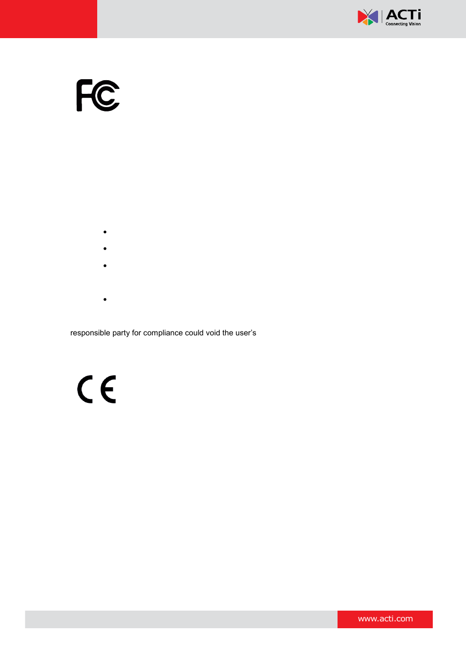 Hardware manual | ACTi I91 User Manual | Page 5 / 43