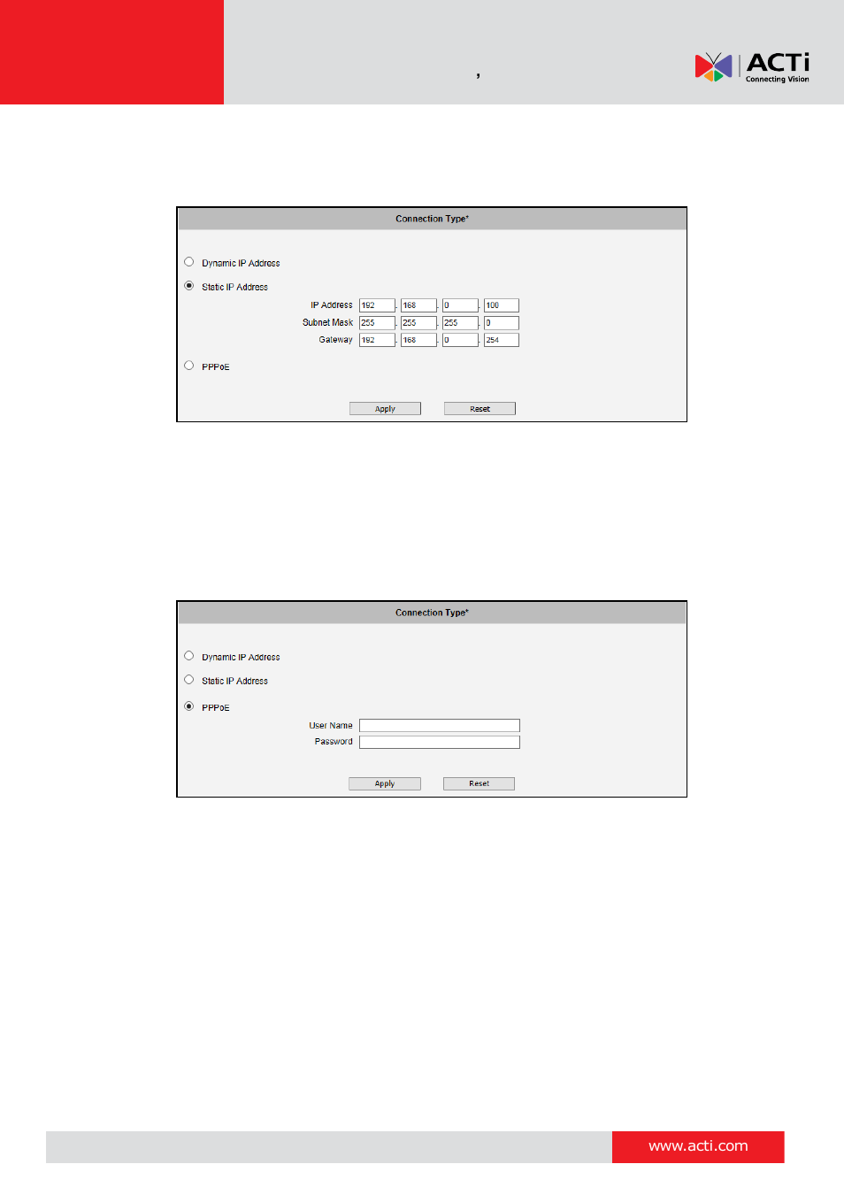 ACTi V11 User Manual | Page 42 / 91