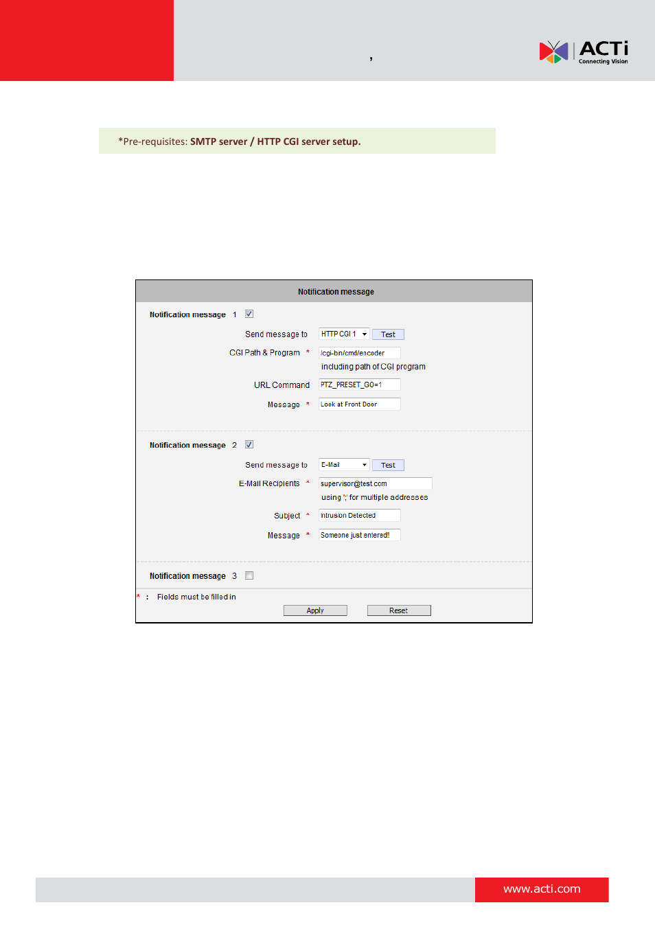 ACTi V11 User Manual | Page 66 / 91
