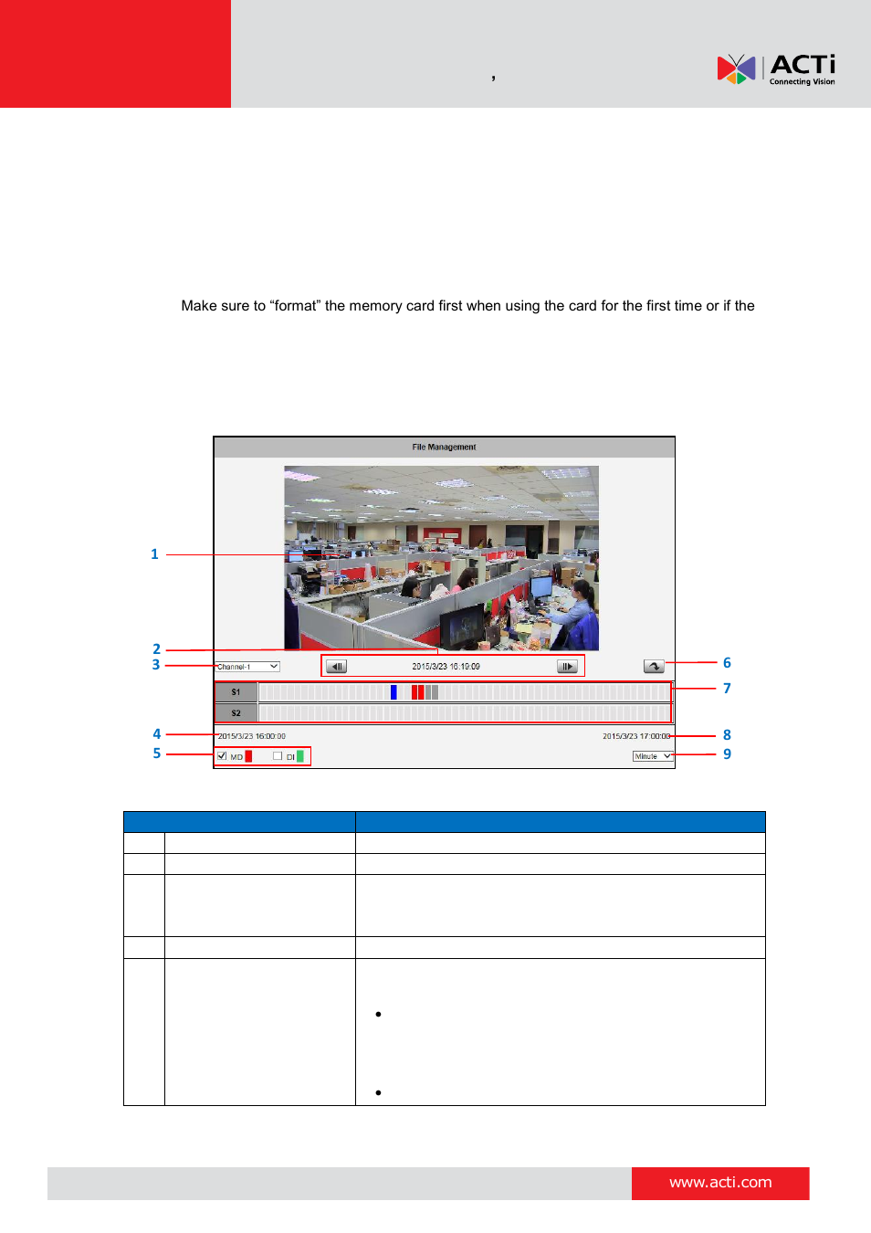 File management, 84 file management | ACTi V11 User Manual | Page 84 / 91