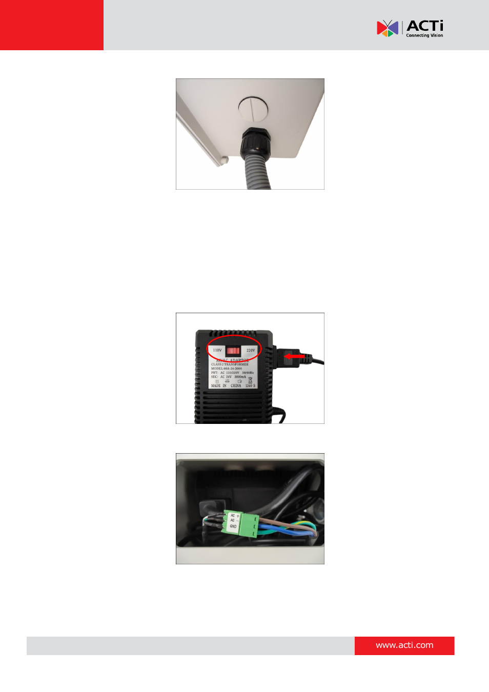 Hardware manual | ACTi I93 User Manual | Page 30 / 53
