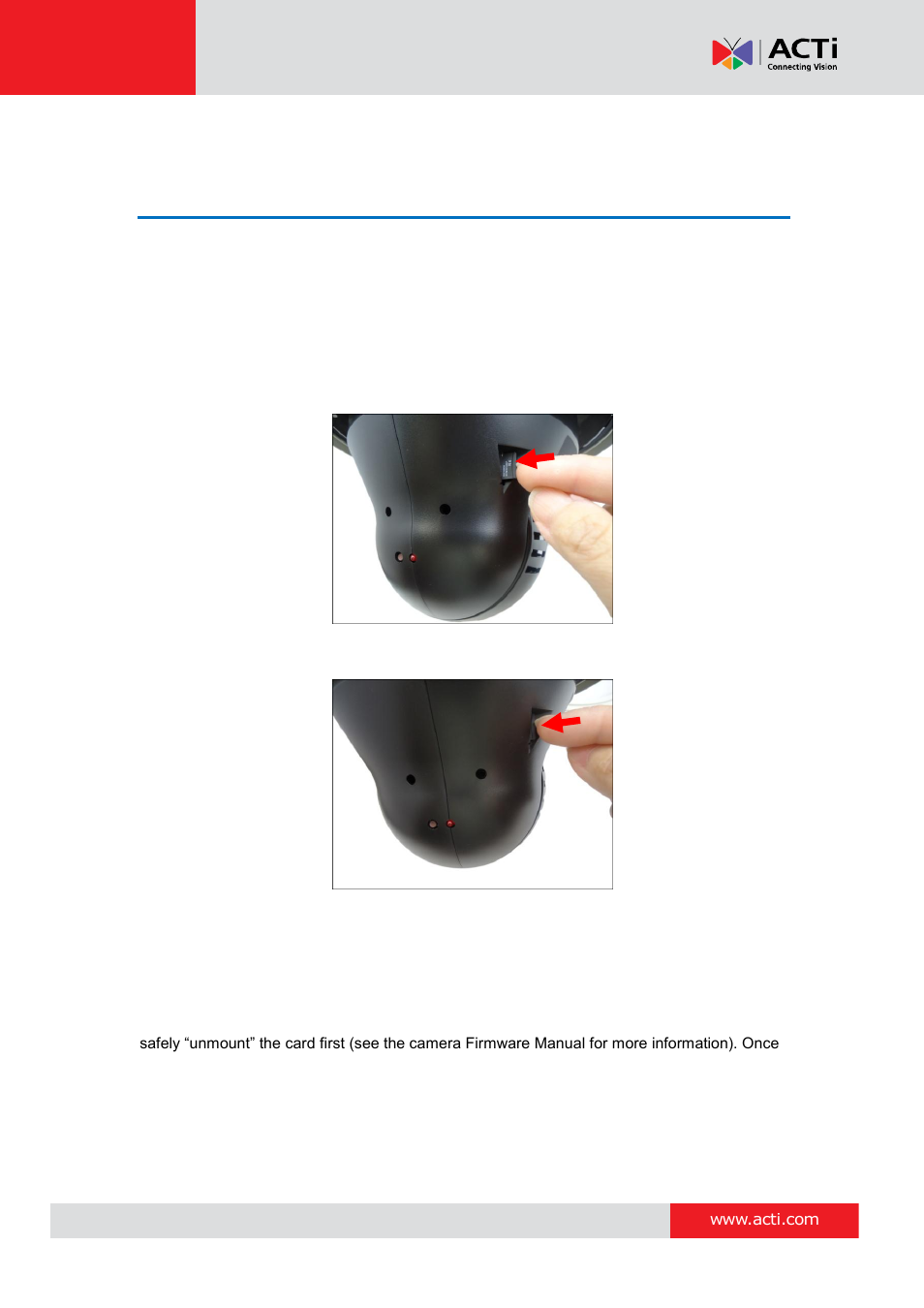 Other accessories, How to install the memory card (for i910 only), How to remove the memory card | ACTi I93 User Manual | Page 42 / 53