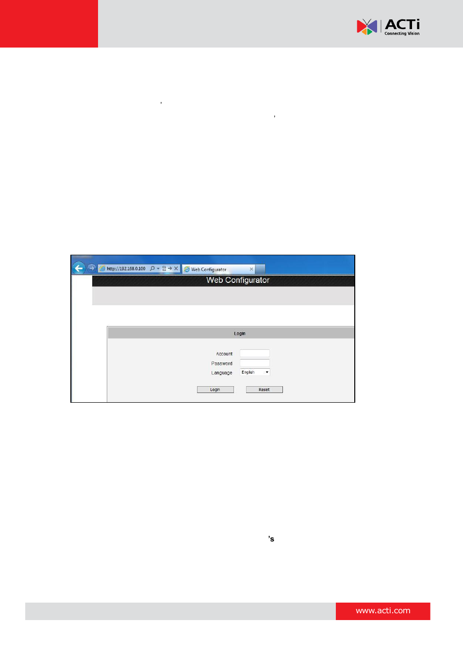 ACTi I93 User Manual | Page 52 / 53